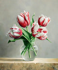 Diamond painting Blooming Tulips AZ - 1209 Size: 40х47 - Hobby.lt 🇬🇧