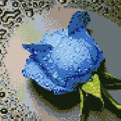 Diamond painting Blue Rose AZ-15 Size: 22х24