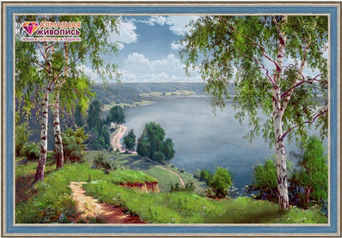 Diamond painting Boundless River AZ - 1499 Size: 60х40 - Hobby.lt 🇬🇧