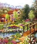 Diamond painting Bridge AZ - 1207 Size: 77х55 - Hobby.lt 🇬🇧