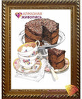 Diamond painting Cake & Coffee AZ - 1435 Size: 30х40 - Hobby.lt 🇬🇧