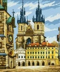 Diamond painting Castle AZ - 486 Size: 40x60 - Hobby.lt 🇬🇧