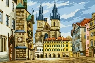 Diamond painting Castle AZ - 486 Size: 40x60 - Hobby.lt 🇬🇧