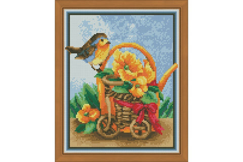 Diamond painting Cheerful Bird AZ - 1472 Size: 24х30 - Hobby.lt 🇬🇧