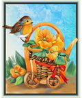 Diamond painting Cheerful Bird AZ - 1472 Size: 24х30 - Hobby.lt 🇬🇧