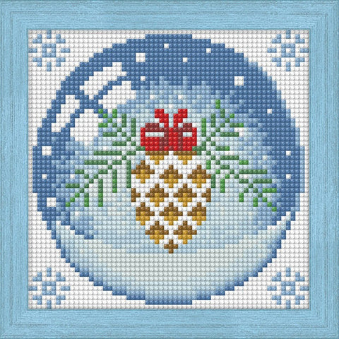 Diamond painting Christmas Cone AZ - 1256 Size: 15х15 - Hobby.lt 🇬🇧