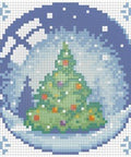 Diamond painting Christmas Tree AZ - 1255 Size: 15х15 - Hobby.lt 🇬🇧