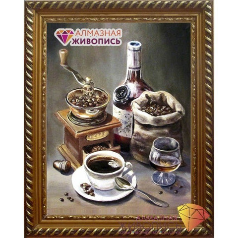 Diamond painting Coffee Set AZ - 1434 Size: 30х40 - Hobby.lt 🇬🇧