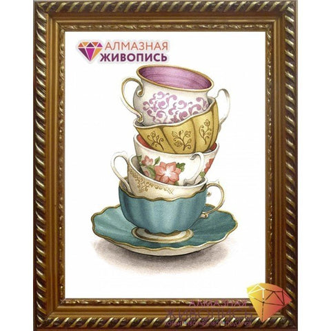 Diamond painting Collection of the Cups AZ - 1437 Size: 30х40 - Hobby.lt 🇬🇧