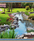 Diamond painting Creek in the Garden AZ - 1491 Size: 50х40 - Hobby.lt 🇬🇧