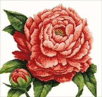 Diamond painting Diamond Flowers AZ - 323 Size: 45x44 - Hobby.lt 🇬🇧