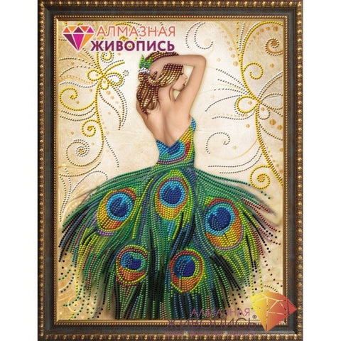 Diamond painting Fairy Dress AZ - 3018 Size: 40х50 - Hobby.lt 🇬🇧