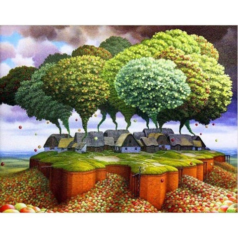 Diamond painting Fairy World AZ - 1182 Size: 50х40 - Hobby.lt 🇬🇧