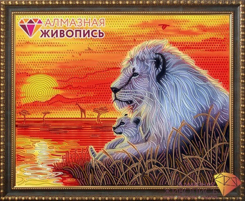 Diamond painting Father and Son AZ-3024 Size: 50х40