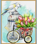 Diamond painting Feathered Postman AZ - 1478 Size: 24х30 - Hobby.lt 🇬🇧