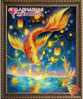 Diamond painting Fire Carp AZ - 3026 Size: 40х50 - Hobby.lt 🇬🇧