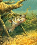 Diamond painting Fishing time AZ - 1145 Size: 50х40 - Hobby.lt 🇬🇧
