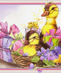 Diamond painting Fluffy Ducks AZ - 1474 Size: 24х30 - Hobby.lt 🇬🇧