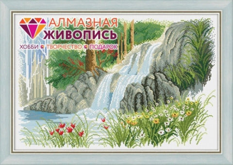 Diamond painting Forest River AZ-160 Size: 64х43