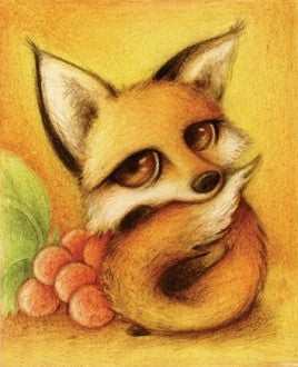 Diamond painting Fox AZ-362 Size: 25x30