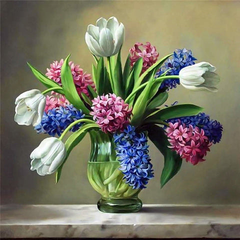 Diamond painting Fresh Bouquet AZ - 1210 Size: 60х60 - Hobby.lt 🇬🇧