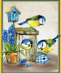 Diamond painting Friendly Birds AZ - 1475 Size: 24х30 - Hobby.lt 🇬🇧