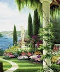 Diamond painting Garden Near the Sea AZ - 333 Size: 50x70 - Hobby.lt 🇬🇧