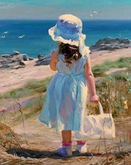 Diamond painting Girl near the Sea AZ-1118 Size: 40х50