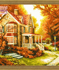 Diamond painting Golden Autumn AZ - 482 Size: 75х48 - Hobby.lt 🇬🇧