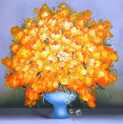 Diamond painting Golden Bouquet AZ-393 Size: 40x40