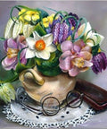 Diamond painting Grandma Bouquet AZ - 1198 Size: 50х50 - Hobby.lt 🇬🇧