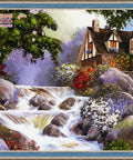 Diamond painting House near the River AZ - 1495 Size: 70х50 - Hobby.lt 🇬🇧