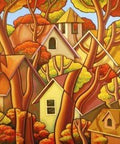 Diamond painting Houses AZ - 1163 Size: 50х40 - Hobby.lt 🇬🇧