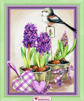Diamond painting Hyacinths Aroma AZ - 1467 Size: 24х30 - Hobby.lt 🇬🇧