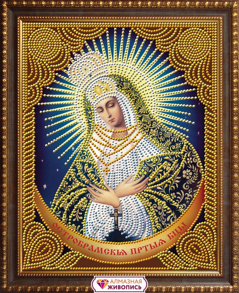 Diamond painting Icon Lady of the Gate of Dawn AZ - 5023 Size: 22х28 - Hobby.lt 🇬🇧