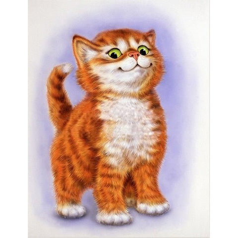 Diamond painting Important Cat AZ - 1188 Size: 25х30 - Hobby.lt 🇬🇧
