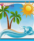 Diamond painting Inhabited Island AZ - 1487 Size: 20х20 - Hobby.lt 🇬🇧