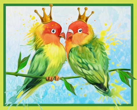 Diamond painting Inseparables AZ - 1471 Size: 30х24 - Hobby.lt 🇬🇧