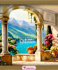 Diamond painting Italian Terrace AZ - 1337 Size: 40*30 - Hobby.lt 🇬🇧