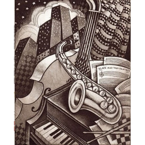 Diamond painting Jazz in the City AZ - 1180 Size: 40х50 - Hobby.lt 🇬🇧