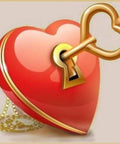 Diamond painting Key to the heart AZ - 1294 Size: 20х20 - Hobby.lt 🇬🇧