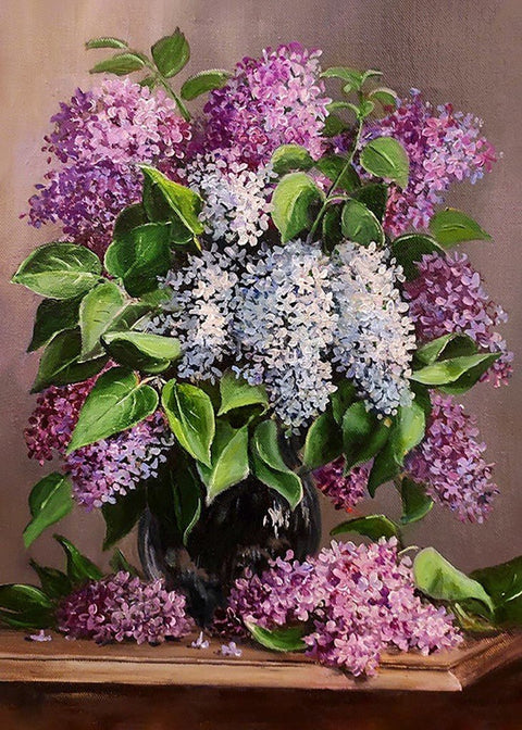 Diamond painting kit A bouquet of lilacs 50*70 cm WD2663 - Hobby.lt 🇬🇧