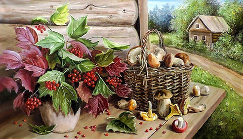 Diamond painting kit A great harvest 70*40 cm WD2669 - Hobby.lt 🇬🇧