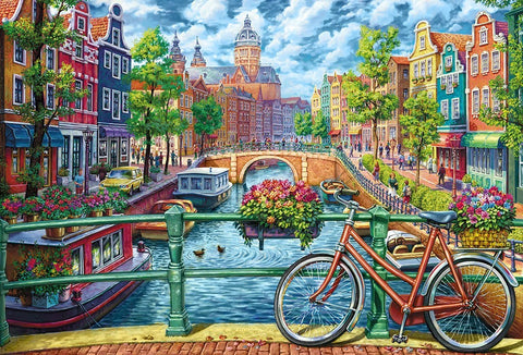 Diamond painting kit Amsterdam WD2501