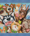 Diamond Painting Kit Animal Selfie AZ - 1658 50_40cm - Hobby.lt 🇬🇧