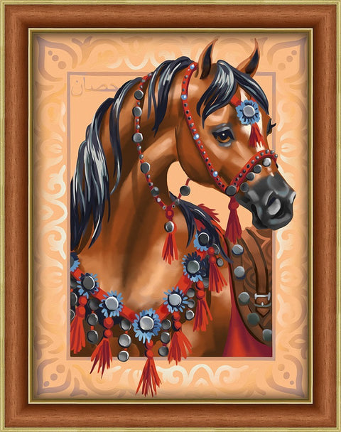 Diamond Painting Kit Arabian Horse AZ-1605 30_40cm