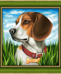 Diamond Painting Kit Beagle AZ - 1608 25_25cm - Hobby.lt 🇬🇧