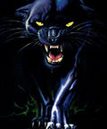 Diamond painting kit Black Panther WD2409 - Hobby.lt 🇬🇧
