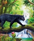 Diamond painting kit Black Panther WD2506 - Hobby.lt 🇬🇧