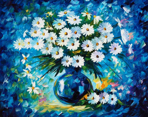 Diamond painting kit Bouquet of daisies WD013 - Hobby.lt 🇬🇧